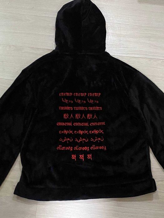 hoodie "enemy zxcursed" limited collection