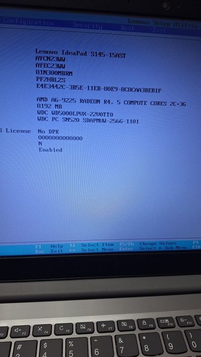 Laptop nou Lenovo Ideapad S145-15AST