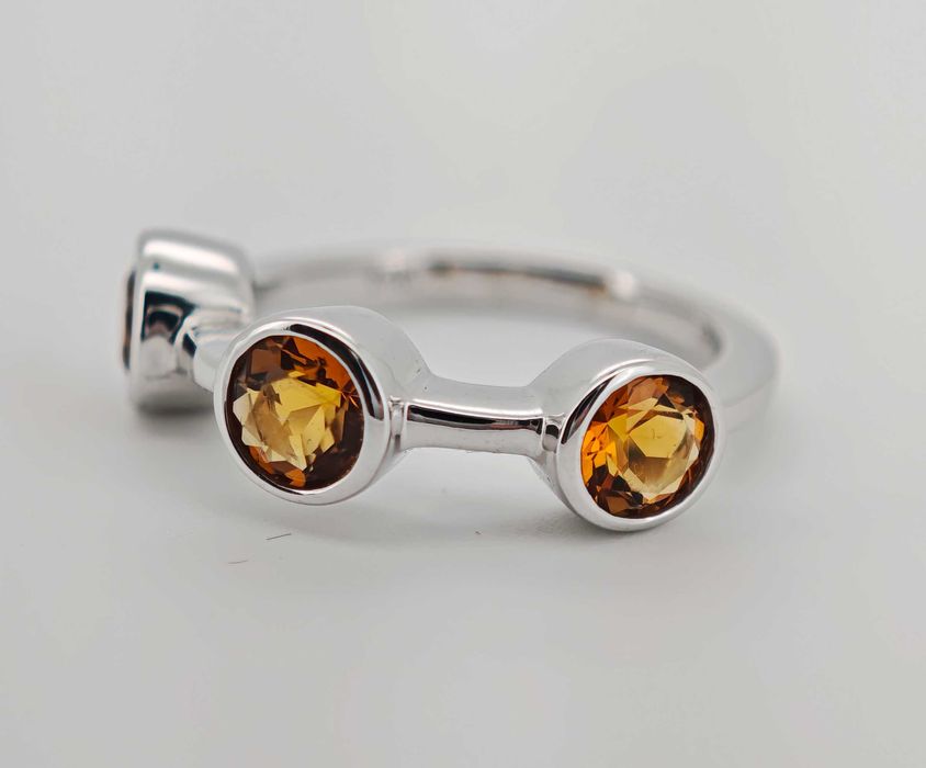 Inel aur 14k cu citrine Sonia Bitton