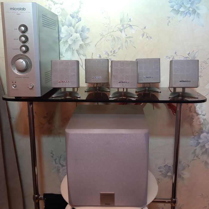 Продам усилитель Микролаб  5'1 сабуфер