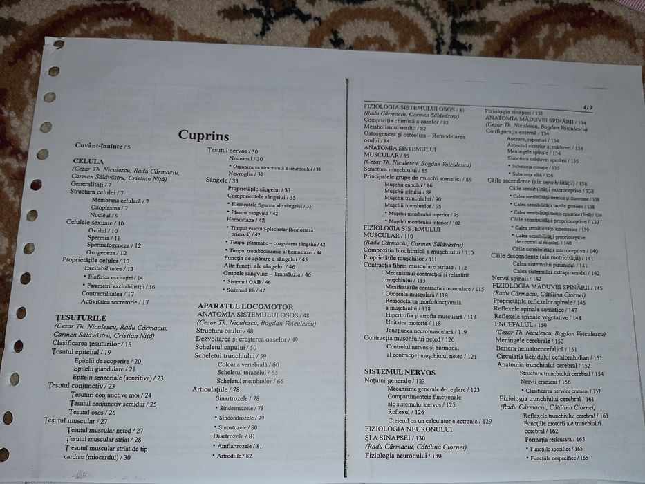 Compendiu Anatomia si Fiziologia corpului uman