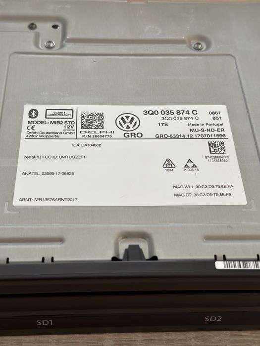Unitate VW Discover Media MIB2 cu AppConnect activat