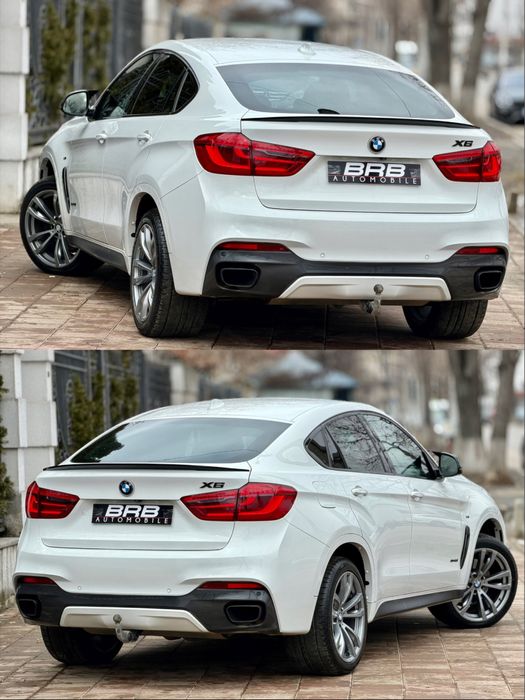 • Bmw X6 2016 / 3.0 Diesel / M Packet / Alb Perlat - Parc Auto • Rate