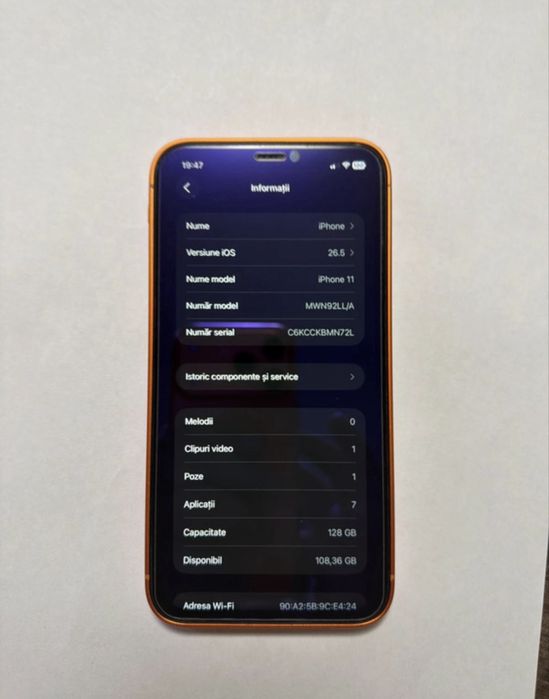 Iphone 11 transformat in iphone 17 pro sa schimbat carcasa si cateva componente