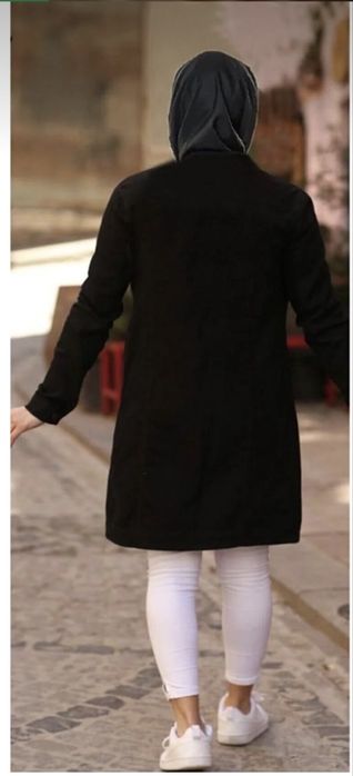 Jachetă blugi lungă