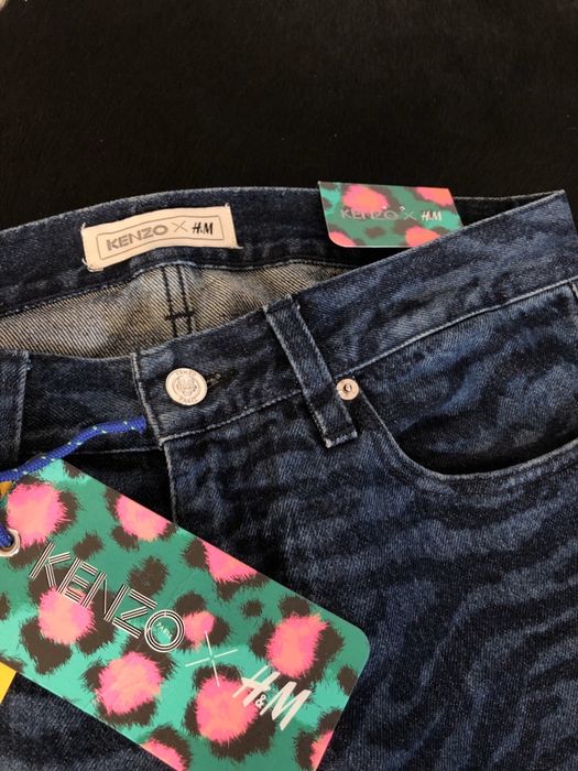 Jeans ediție limitată KENZO FOR H&M - imprimeu tigru