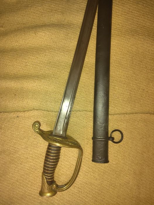Sabie de ofițer model 1845 raritate Franța