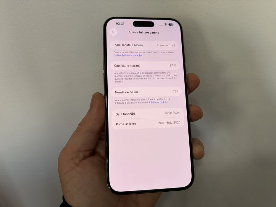 Iphone 15 Pro Max, 256 gb, Natural Titanium
