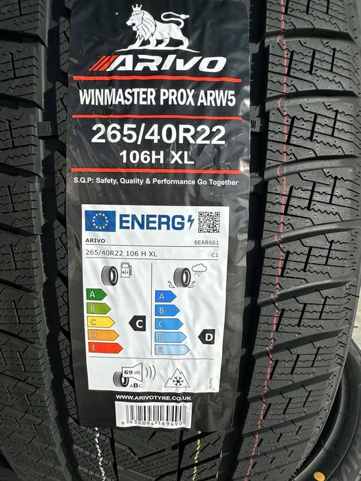 Нови зимни гуми ARIVO WINMASTER PROX ARW5 265/40R22 106H XL БОРД 2654022