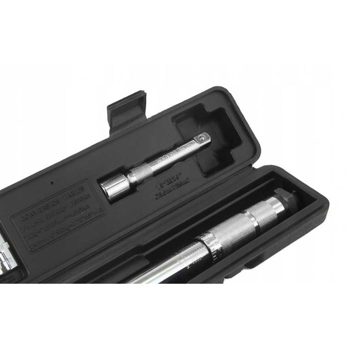 Динамометричен ключ 1/2″ 28 – 210 Nm/вложки(17,19,21м)/удължител 125мм