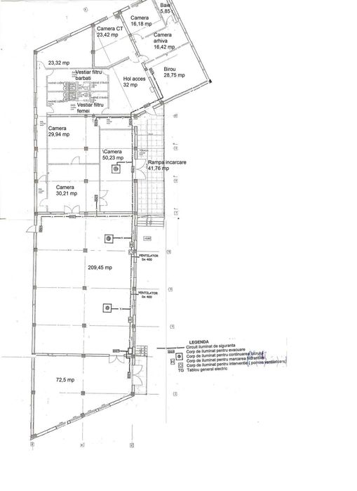 Inchiriere spatiu depozitare / hala 730 mp