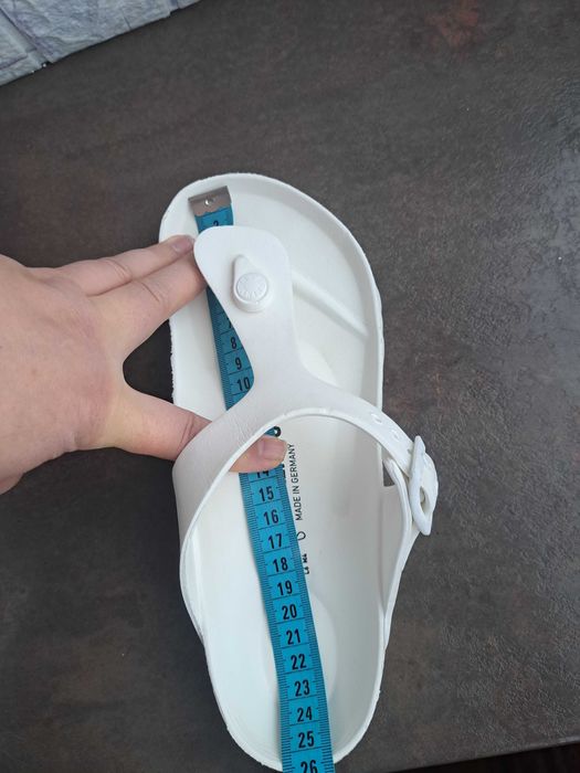 дамски чехли,Birkenstock,летни отворени обувки,бели джапанки,37