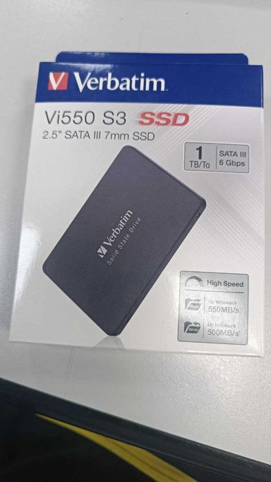 SSD 1 TB (НОВЫЙ) Verbatim "Vi550 S3", 2,5", SATA III Ракета!!!