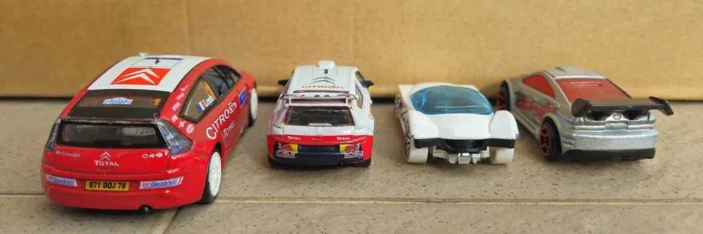 Colectie 4 masini: 2 hot wheels, 2 Norev dintre care una la scara 1/43