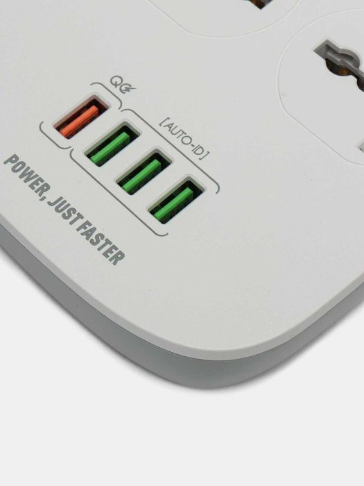 ПРОДАМ Сетевой фильтр Удлинитель LDNIO SC4407 (4xUSB порта/4x Розетки)