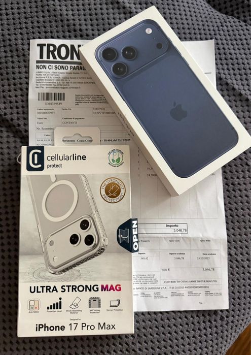 iPhone 17 Pro Max, 256GB, 5G, Deep Blue