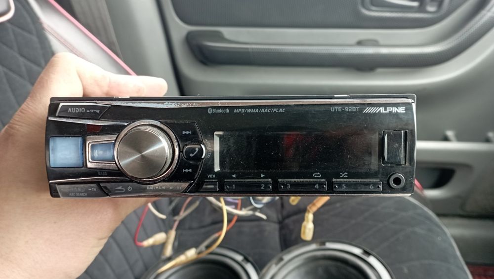 Магнитола Алпайн с колонками Урал