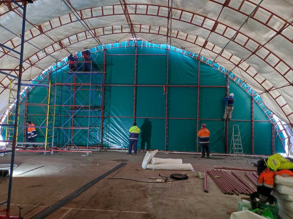 Construction of Hangars and Warehouses