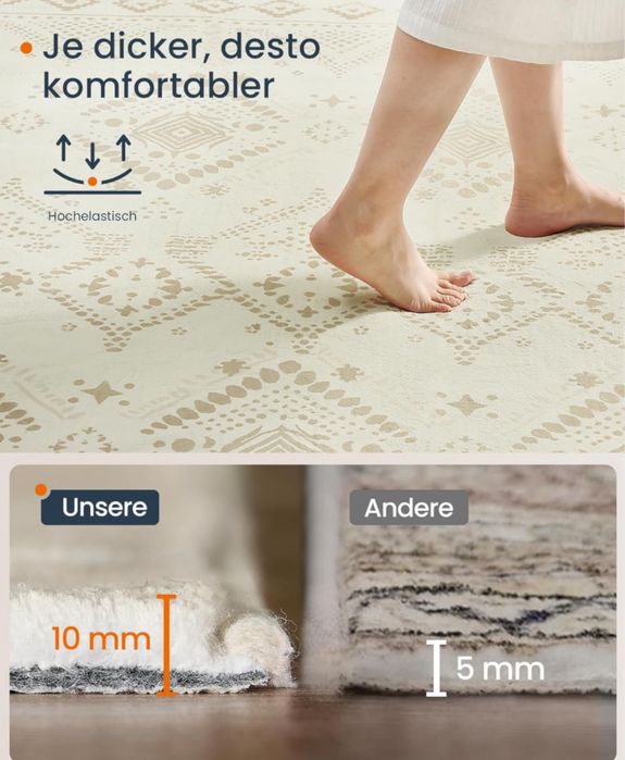 Декоративен килим 160х230 Songmics Home