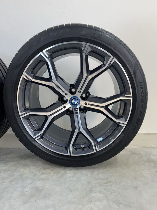 Jante Bmw X5 X6 R21 G05 G06 Originale M741 Pirelii 2024 vara 90%