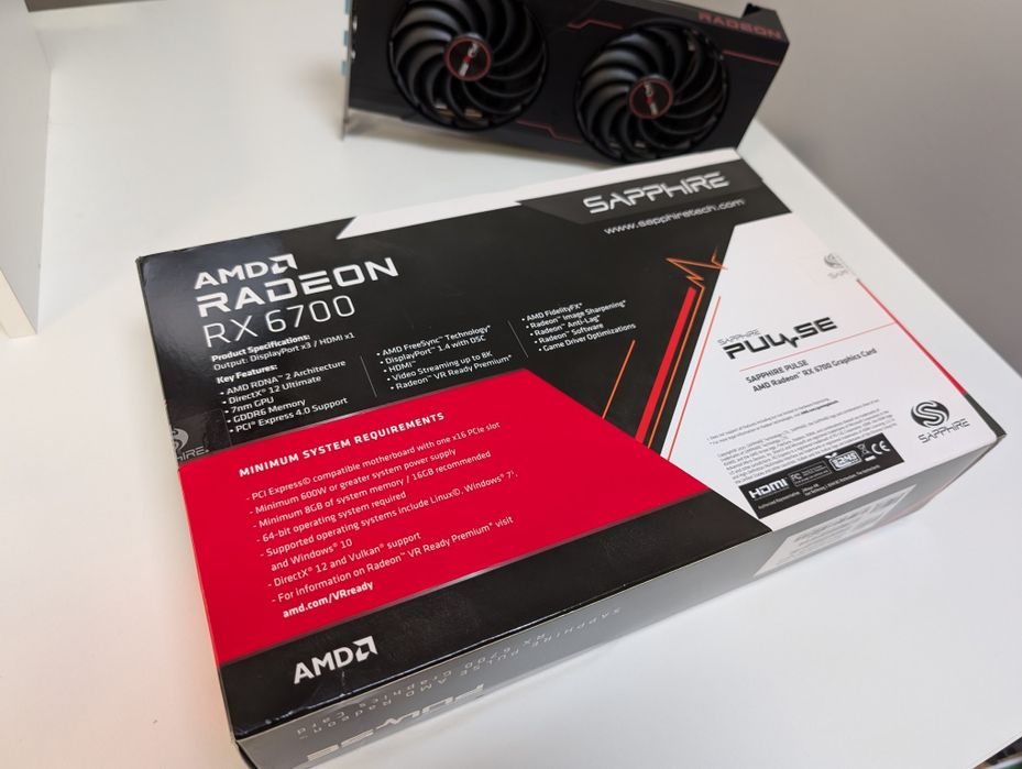 Sapphire Radeon RX 6700 10 GB – Stare perfectă