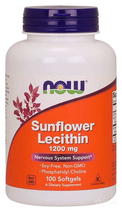 Sunflower Lecithin 1200 мг 100 капсул