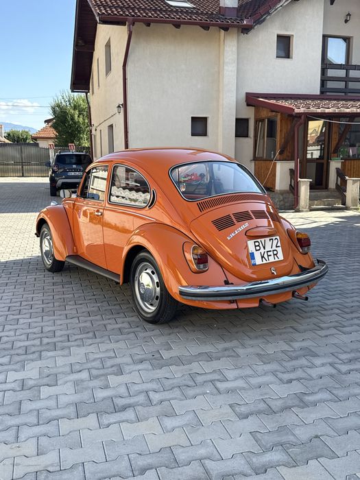 Vand/Schimb Volkswagen Kafer 1302, din 1972, 1.3 benzina, motor boxer, inmatriculat ca vehicul istoric.
