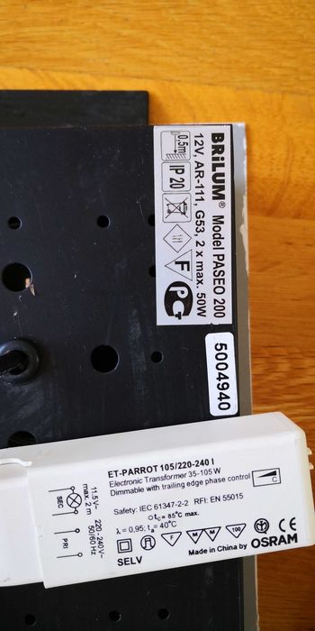 Spot led incastrat 2 module (16 buc.)