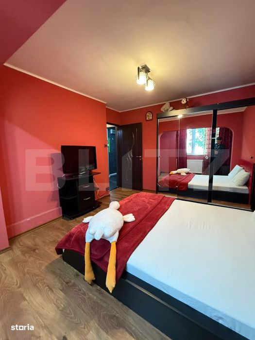 Apartament 2 camere, 70 mp, etaj 1, complet mobilat, zona Tiglina 3