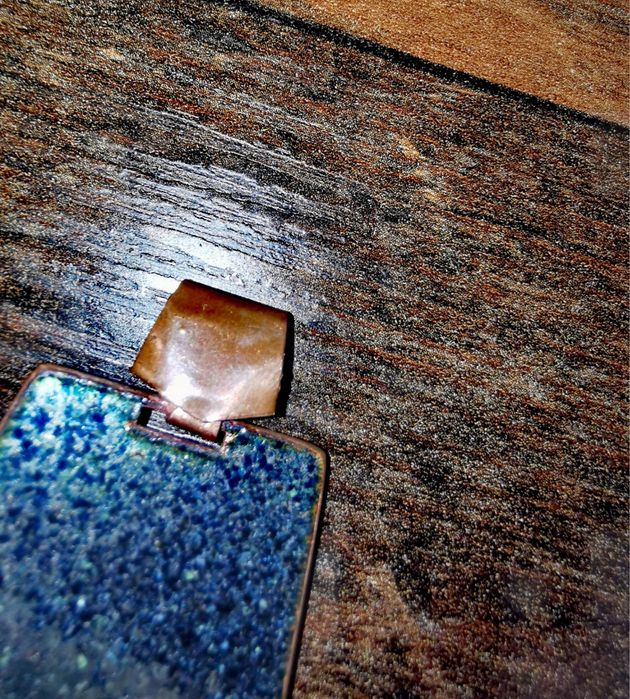 Бижу винтидж висулки емайлирано колие медно 50-60г. Хипи Яко за 3 бр.