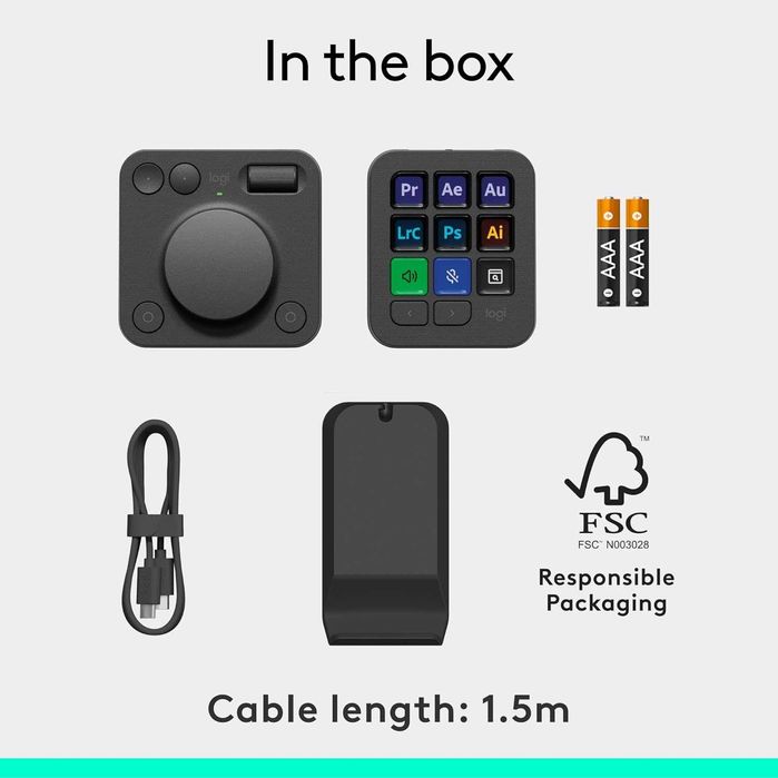 Logitech MX Creative Console | Нов | 24м Гаранция