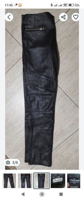vând pantaloni piele naturala foarte moi și catifelati, NOI
