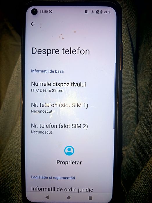 HTC Desire 22 Pro, 5G, 128GB, 8GB RAM - Funcționează perfect (Cititi descrierea)