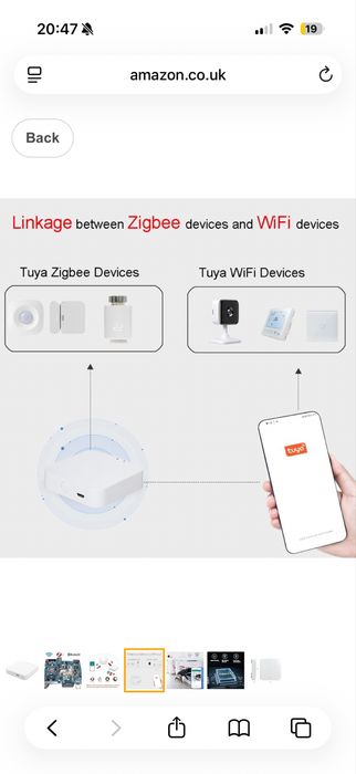 KETOTEK Tuya WiFi ZigBee 3.0 Bluetooth Gateway Hub Wireles