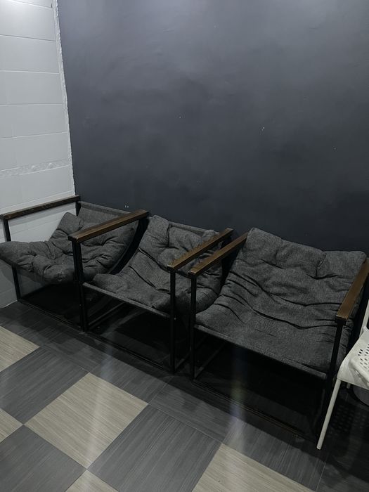 Кресло шезлонг 3 шт