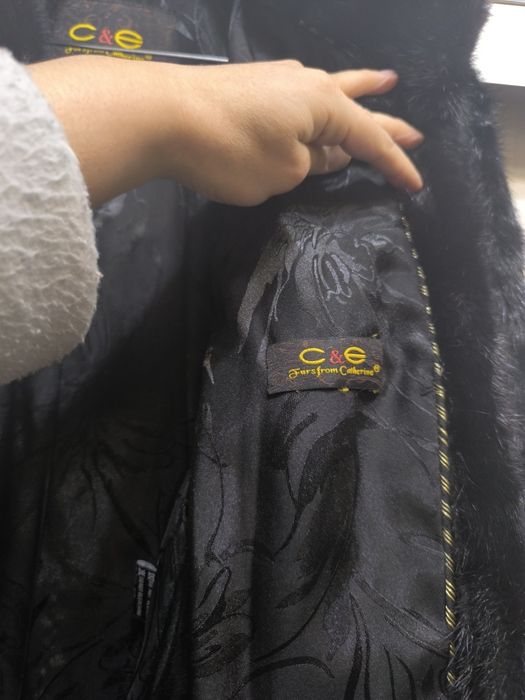 Шуба черный бриллиант 48/50