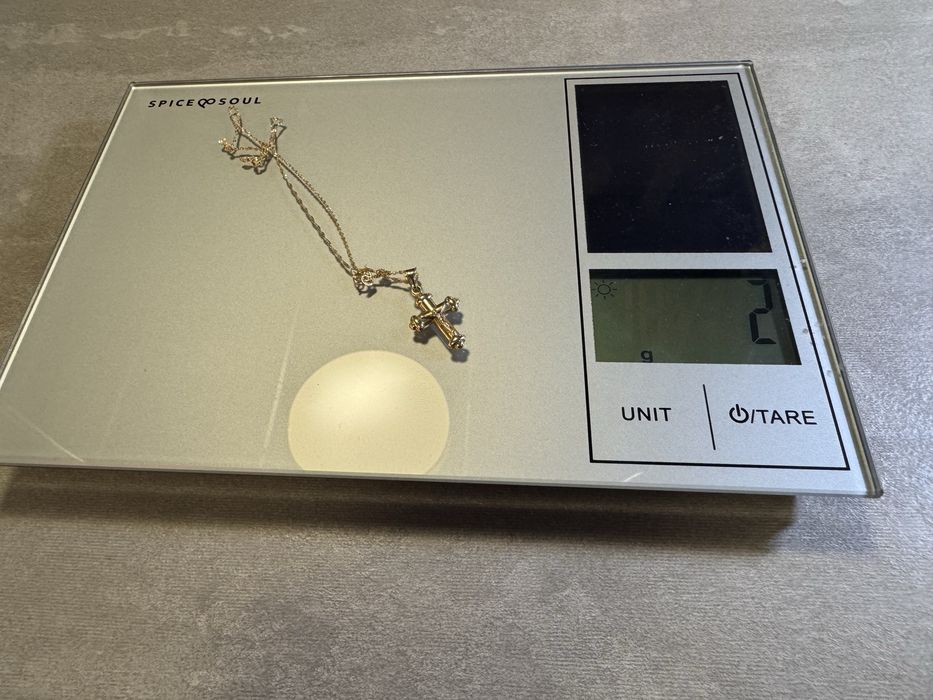 Lanțisor cu cruce de 18k si brățară 18k