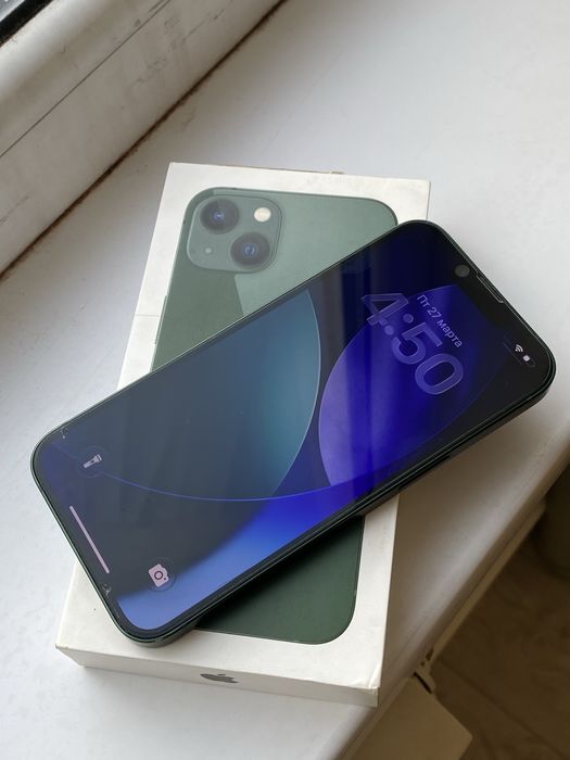 iPhone 13, 128gb, 80% зеленый цвет