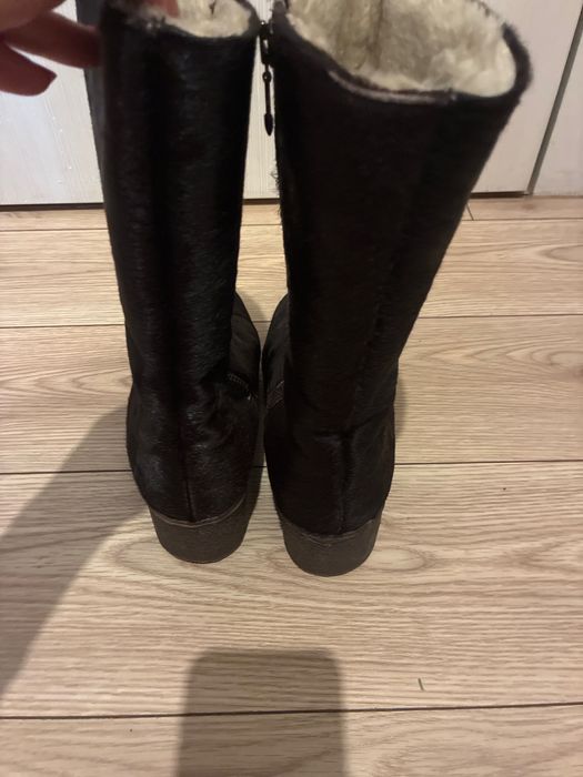 Боти с естествен косъм от пони