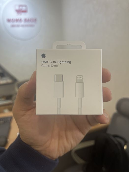 Комплект зарядка для iphone 35W с 2 портами проводами Оригинал