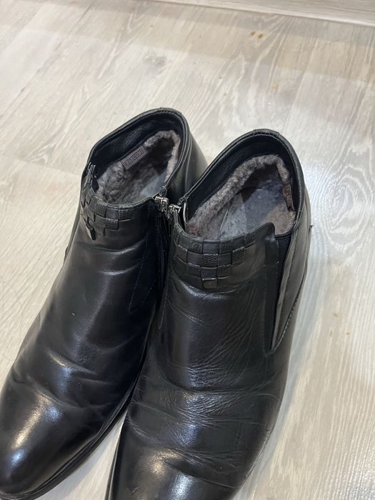 Сапоги мужские кожаные Basconi