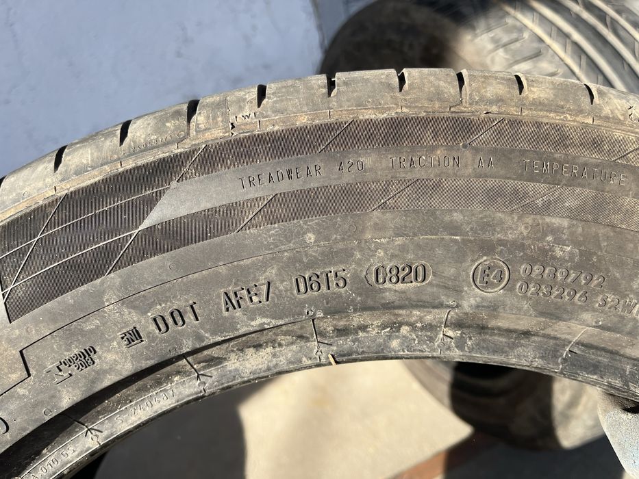 4 бр. летни гуми 235/55/19 Continental AO DOT 0220/2117 2x7 mm 2x5,5 m