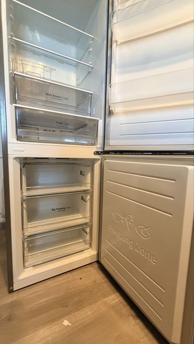 Frigider LG GBB61PZHZN – No Frost, gri, stare foarte bună
