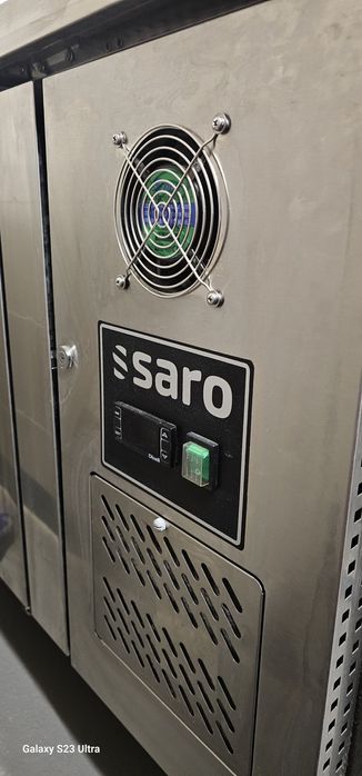 2x Mese frigorifice inox profesionale Saro Hajo 4100 BT – 4 uși – 220 cm