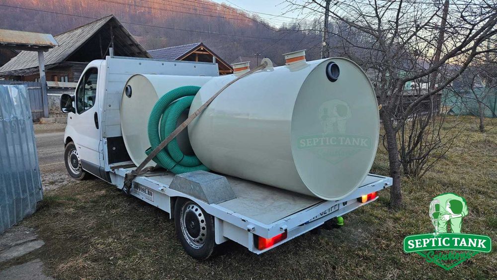Fosa Septica 2000L pt 4-5 Persoane cu RANFORSARI si TOATE Actele Incl.