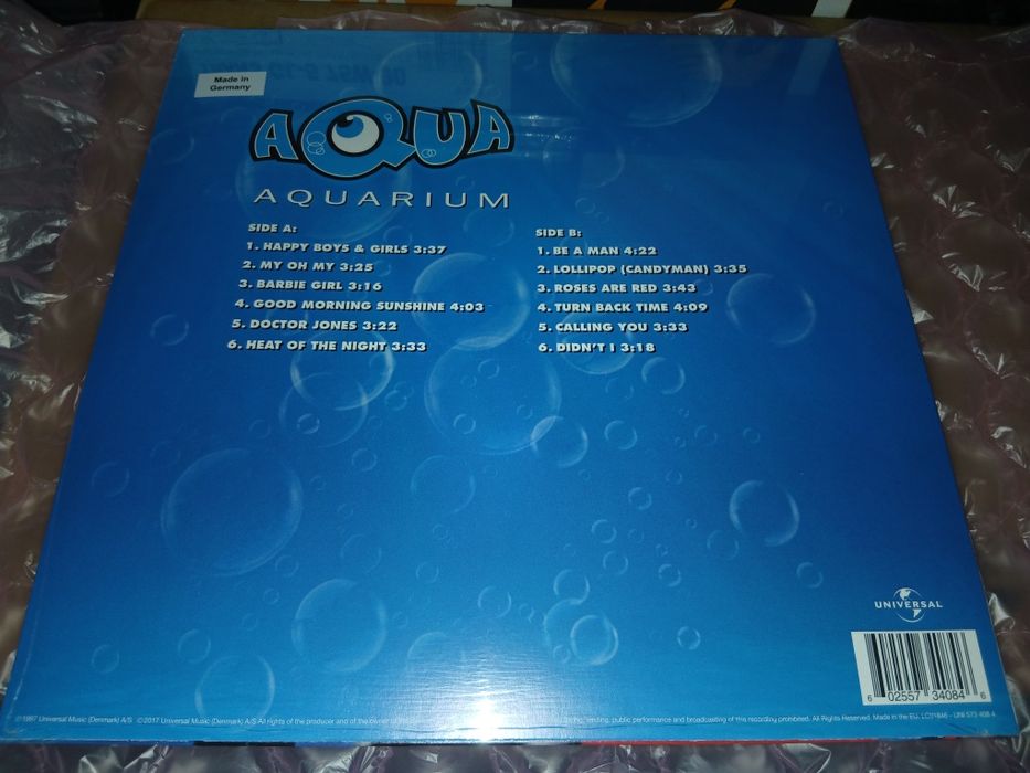 LP Aqua Aquarium vinil
