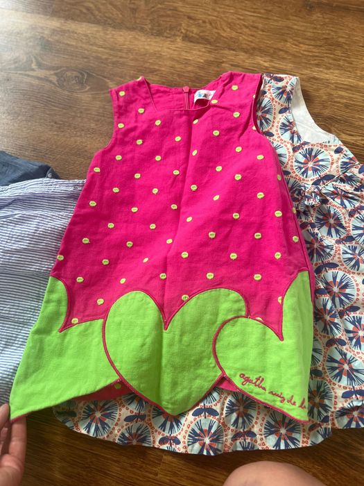 Lot de 6 rochițe pentru fetițe 9-12 luni (H&M,mayoral)