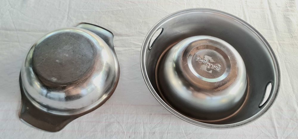 Купи за храна, за голямо куче 2бр. 1500мл. Инокс