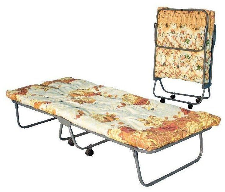 Раскладушка с матрасом
