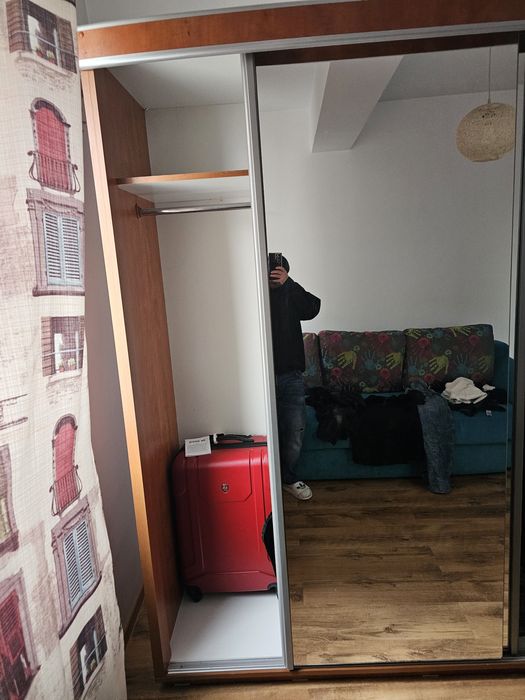 Dressing cu oglinzi duble comoda tv si oglinda